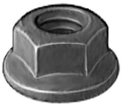 M10-1.5 HEX FLANGE NUT 21MM O.D.CLASS 9 -  25/BX